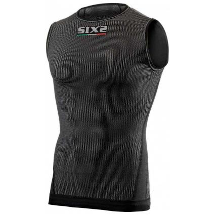 Sixs Camiseta Sem Mangas Carbon 3XL-4XL All Black