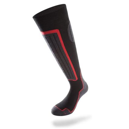 Lenz Meias Altas Skiing 1.0 EU 45-47 Black / Grey