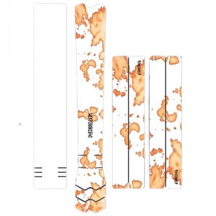 Dyedbro Adesivos Protetores Quadro Bleach Dye Clear One Size Orange / White