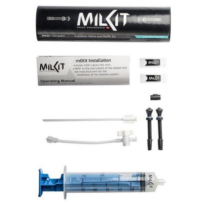 Milkit Compactar Sistema De Válvula Tubeless 35 mm Black