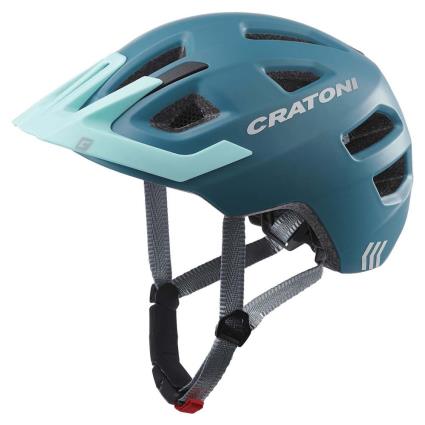 Cratoni Capacete Mtb Maxster Pro S-M Steel / Blue Matt
