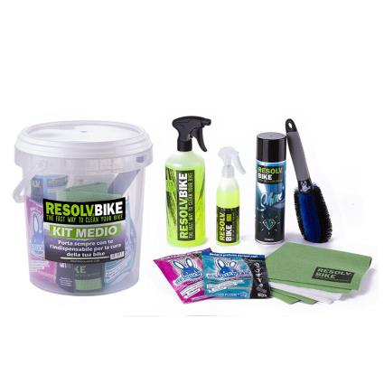 Resolvbike Limpador Médio Starter Kit One Size Multicolor