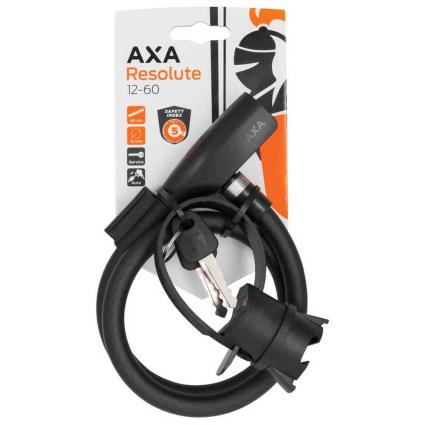 Axa Cadeado Cabo Resolute 12 Mm 180 cm Black