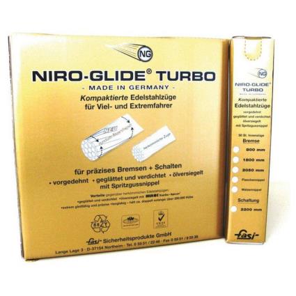 Fasi Niro Glide Turbo Brake Cable 50 Units 1.5 x 2050 mm Silver