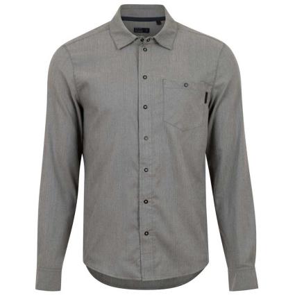 Pearl Izumi Camisa Rove Flannel 2XL Smoke Grey / Stone Weave