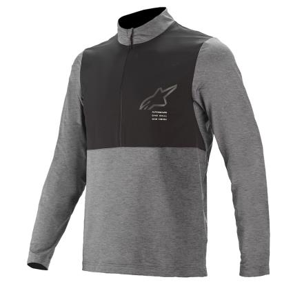 Alpinestars Jersey Manga Comprida Nevada M Melange Gray Black