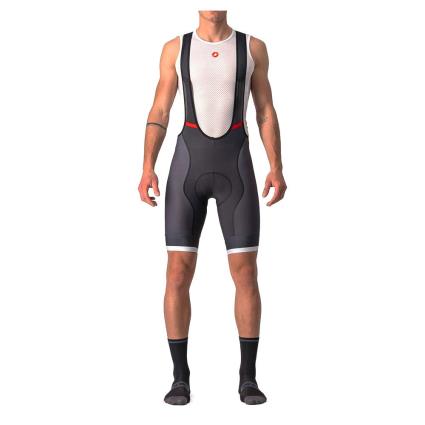 Castelli Calções Competizione Kit M Dark Grey / Silver