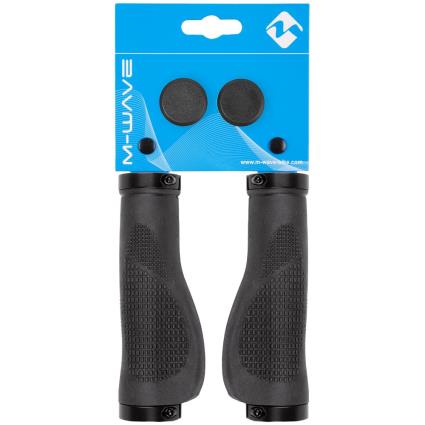 M-wave Punhos De Guiador Cloud Ergo Fix 2 130 mm Black