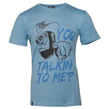 Rusty Stitches Camiseta De Manga Curta Talking To Me XL Blue