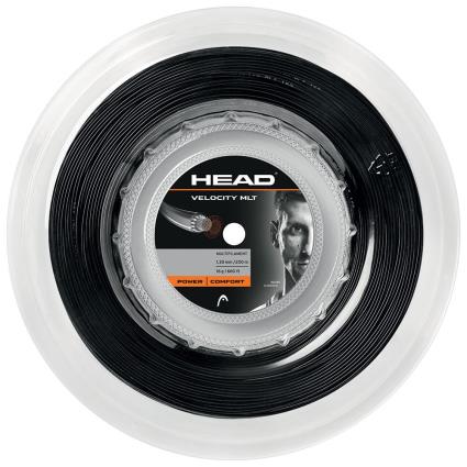 Head Racket Corda Do Carretel De Tênis Velocity Mlt 200 M 1.35 mm Black
