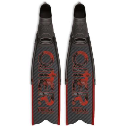 Omer Barbatanas Caça Submarina Stingray Dual Carbon EU 39-40 Black / Red