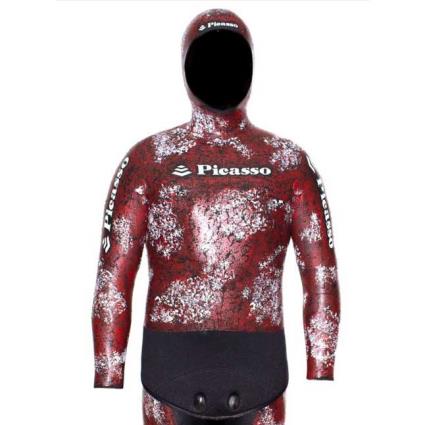 Picasso Jaqueta De Caça Submarina Thermal Skin 3 Milímetros XL Red Camo