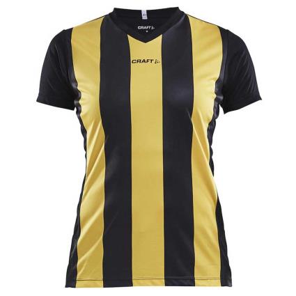 Craft Camiseta Manga Corta Progress Stripe M Black / Yellow
