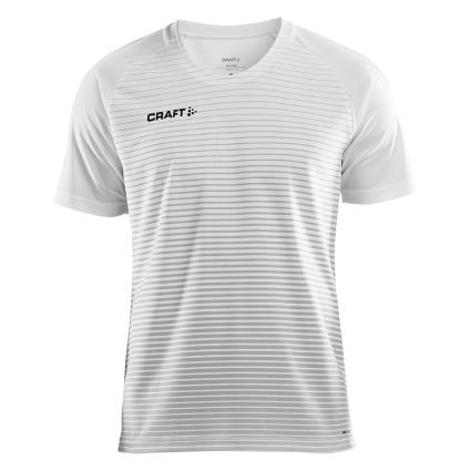Craft Camiseta Manga Corta Pro Control Stripe S White / Silver