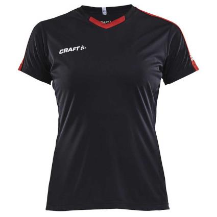 Craft Camiseta Manga Corta Progress Contrast XL Black / Bright Red