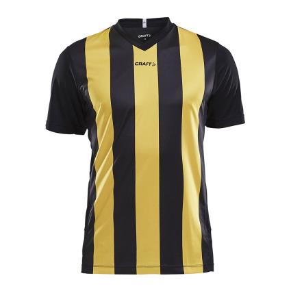 Craft Camiseta Manga Corta Progress Stripe M Black / Yellow