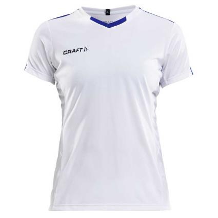 Craft Camiseta Manga Corta Progress Contrast 2XL White / Club Cobolt