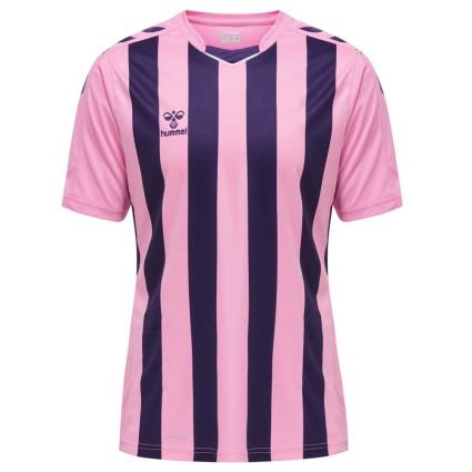 Hummel Camiseta Manga Corta Core Xk Striped 3XL Cotton Candy / Acai