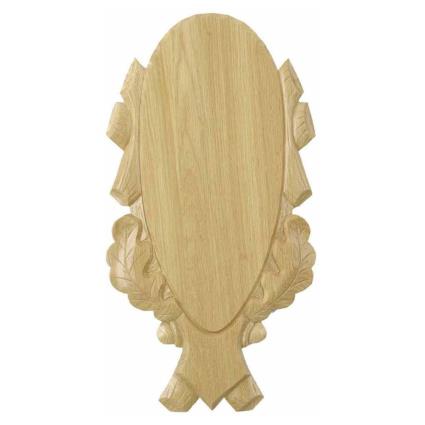 Eurohunt Esculpido Er Trophy Plate Oak De 45 x 20 cm Light Brown