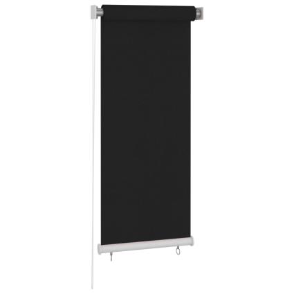 vidaXL Estore de rolo para exterior 60x140 cm preto