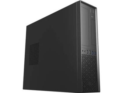 Caixa Slim Desktop tfx uk 3001 Black 2*usb 3.0+2*usb 2.0 - Suporta Fonte tfx 2