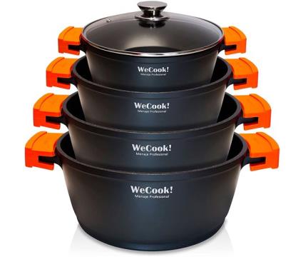 Trem de Cozinha de 8 Peças de Indução WECOOK
