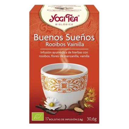 BUENOS SUEÑOS ROOIBOS VAINILLA infusión 17 x 1,8 gr