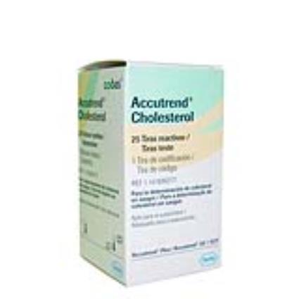 Accutrend Cholesterol 25 Strips