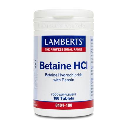betaína HCL com 180 comprimidos de pepsina