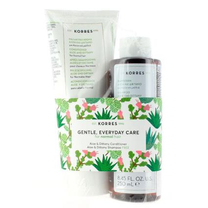 Embalagem  Aloe e Díctamo Shampoo Normal para Cabelos 250ml + Condicionador 200ml