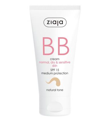 BB Creme Pele Normal, Seco e Sensível  FPS15 Tom Natural 50ml