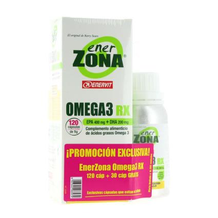 Pack Omega 3 Rx 120 cápsulas de 1 grama + 30 cápsulas de presente