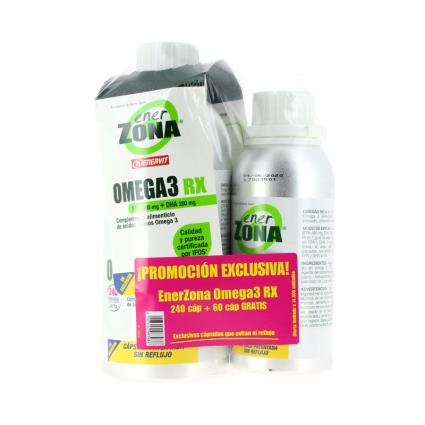 Omega 3 Rx 240 cápsulas de 1 grama + 60 cápsulas de PRESENTE