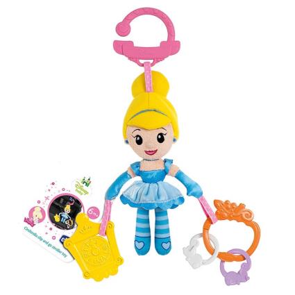 Teddy mordedor para carrinho Cinderela