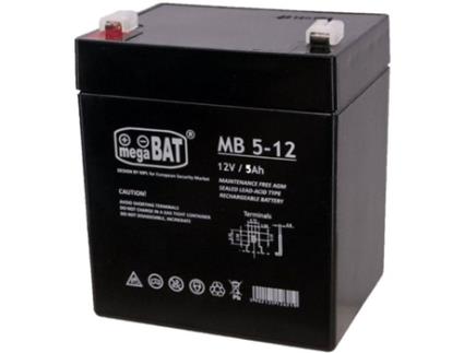 Bateria MEGA BAT Chumbo 12V 5Ah