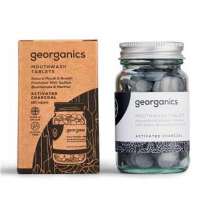 Pastilhas Dentífricas GEORGANICS Carvão Ativado (180 Pastilhas)