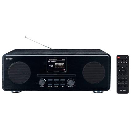 Lenco Rádio Dir-260bk One Size Black