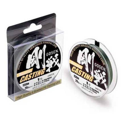 Gosen Trançado W8 Casting 150 M 0.242 mm Green