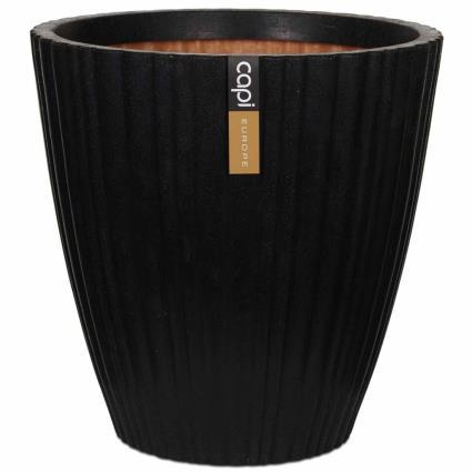 Capi Vaso afunilado Urban Tube 55x52 cm preto KBLT802