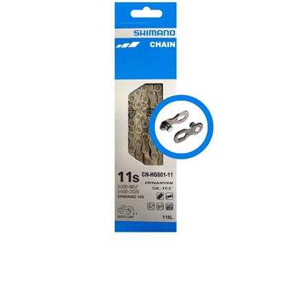 Shimano Corrente Estrada Hg-601 116 Links Silver