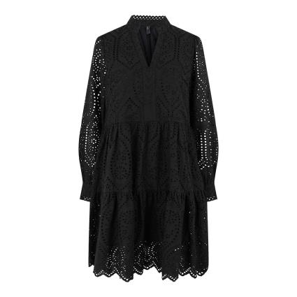 Yas Vestido Curto Manga Comprida Holi S S Black