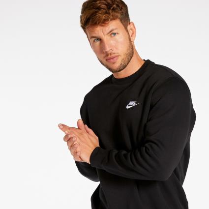 Nike Club Crew - Preto - Sweat Homem