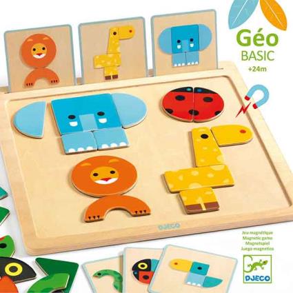 Djeco Conjunto Magnético Geoform Básico