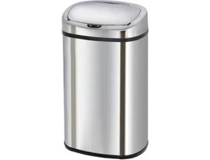 Caixote do Lixo KITCHEN MOVE (Cinzento - Aço Inoxidável - 58 L)