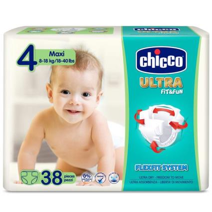 Ultra Fit e Diversão Maxi T4 Saias 8-18Kg 38Uds