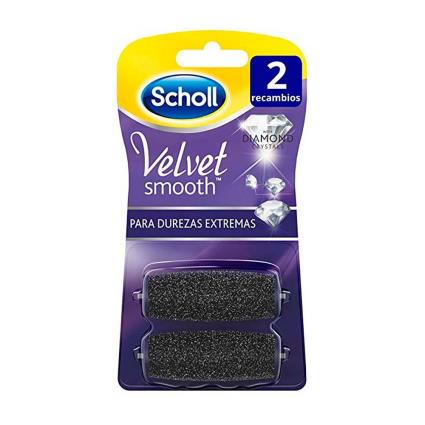 Dr.Scholl Velvet Smooth Diamond Crystals 2 limas de reposição extrema dureza