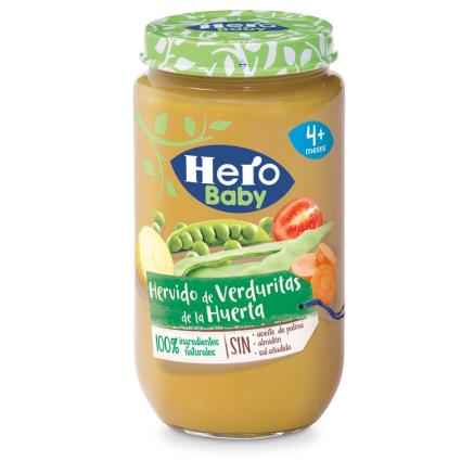 Herói Bebê  Potito vegetais do jardim 250 gramas