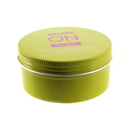 Óleo em creme corporal natural  em 230ml