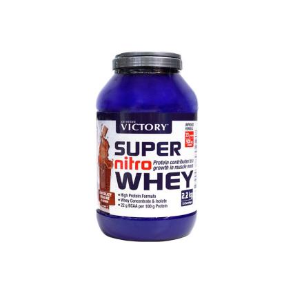 Vitória Super Nitro Whey Chocolate-Avelã  2,2 Kg Proteínas