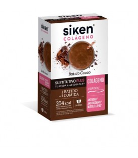 SIKEN sustitutivo colágeno batido cacao 6 sobres